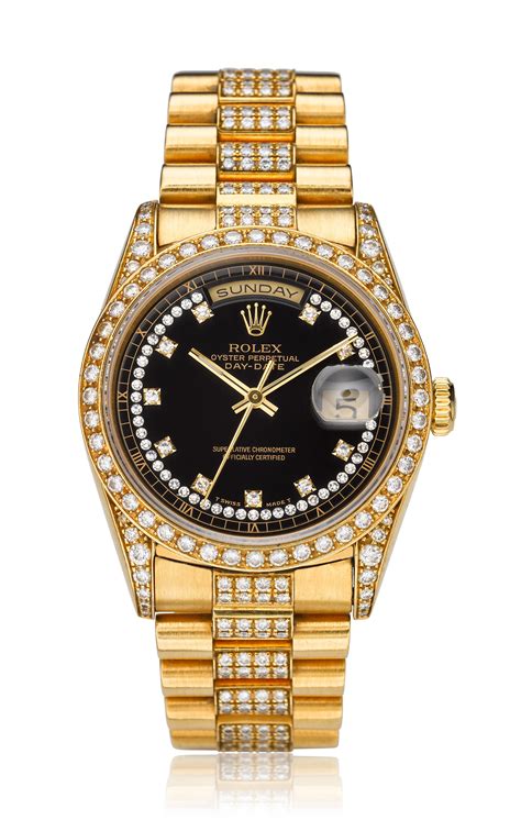 rolex mens gold watch with diamonds|18k gold Rolex with diamonds.